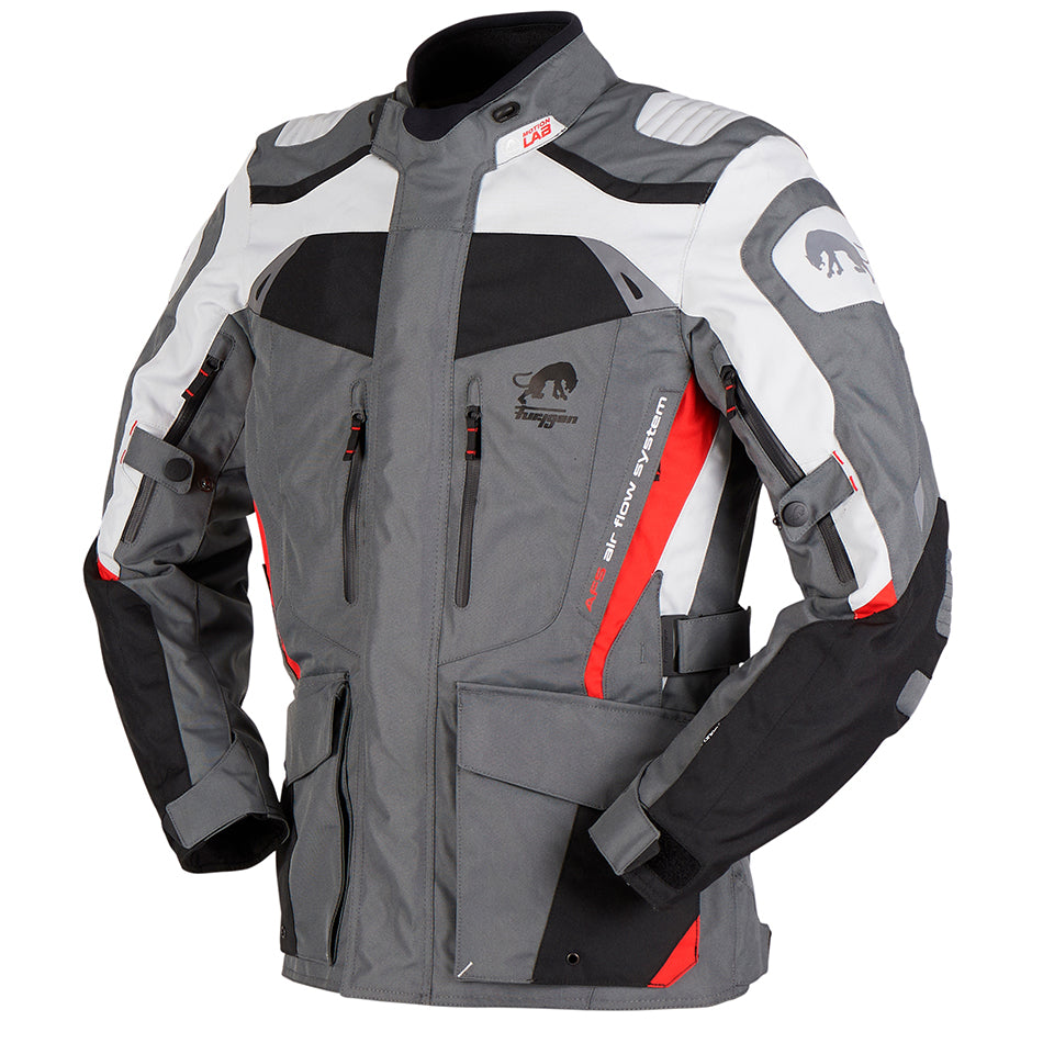 Furygan Apalaches Jacket Black/Grey/Red