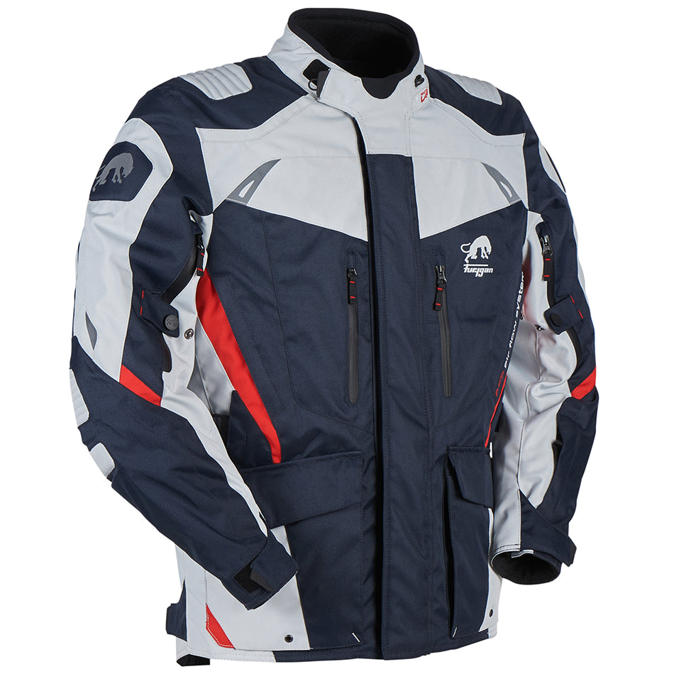 Furygan Apalaches Jacket Blue/Pearl/Red