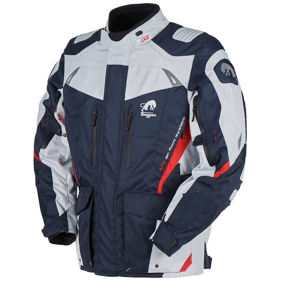 Furygan Apalaches Jacket Blue/Pearl/Red