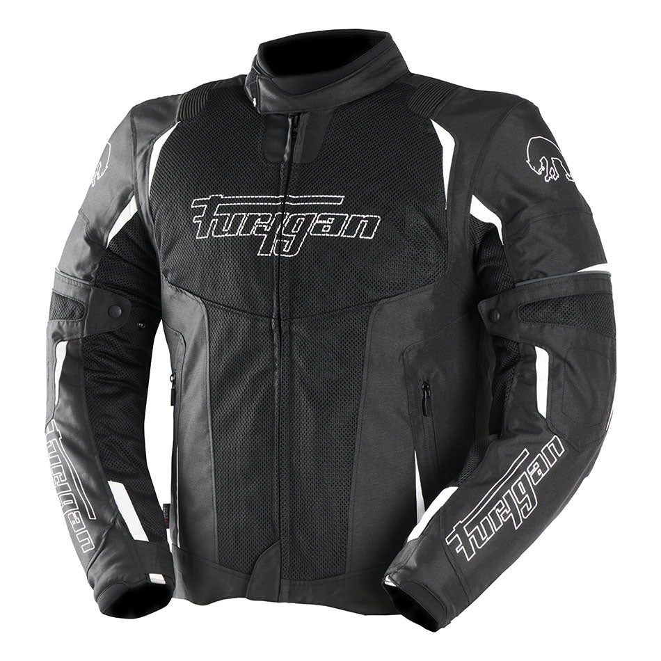 Furygan Ultra Spark 3in1 Vented+ Textile Jacket Black/White