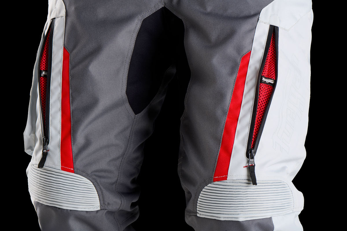 Furygan Killington Trousers Grey/Pearl/Red