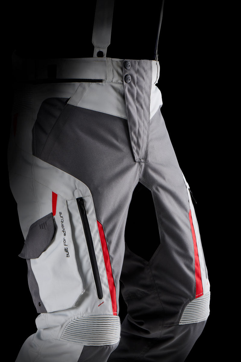 Furygan Killington Trousers Grey/Pearl/Red