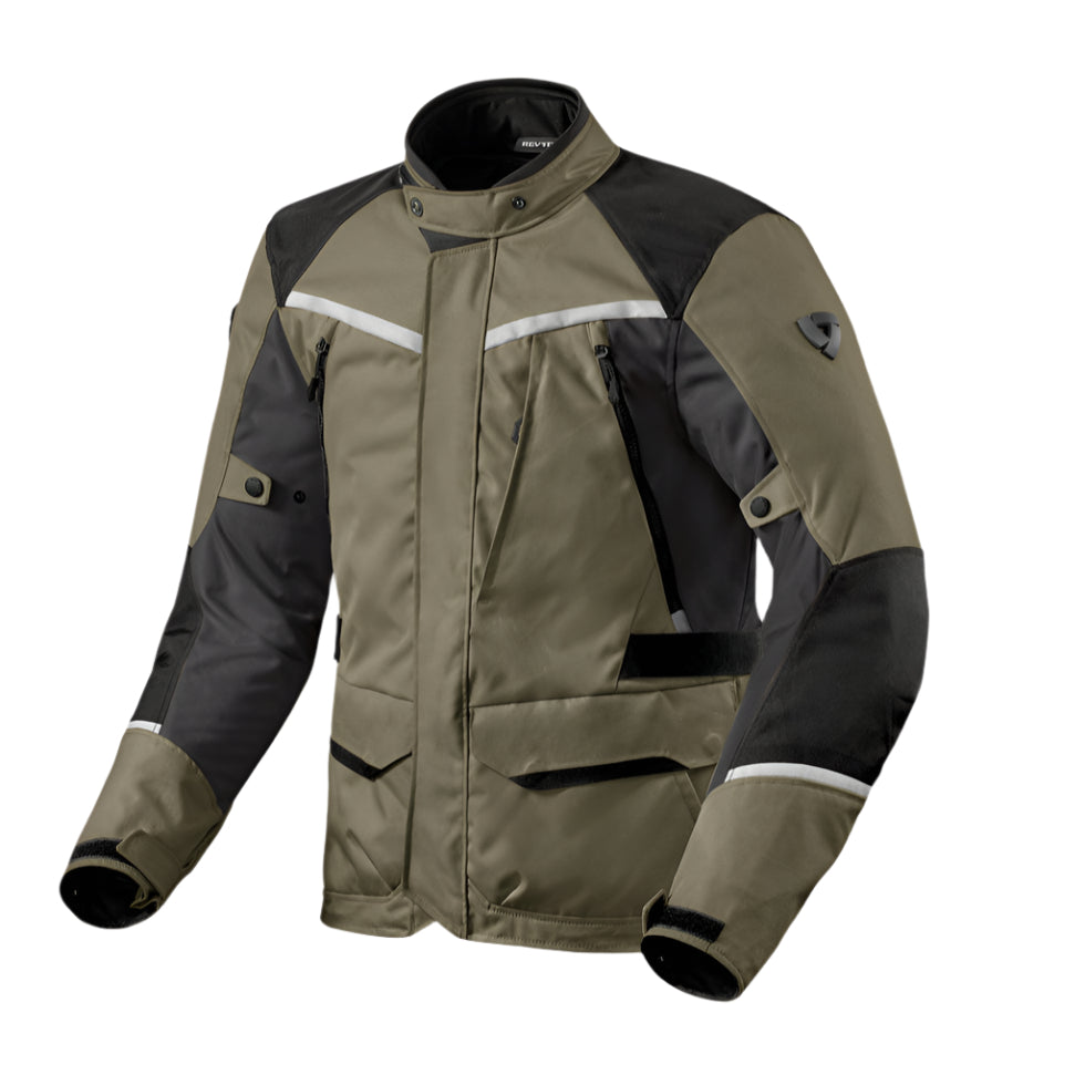 RevIt Voltiac 3 H2O Textile Jacket Green/Anthracite