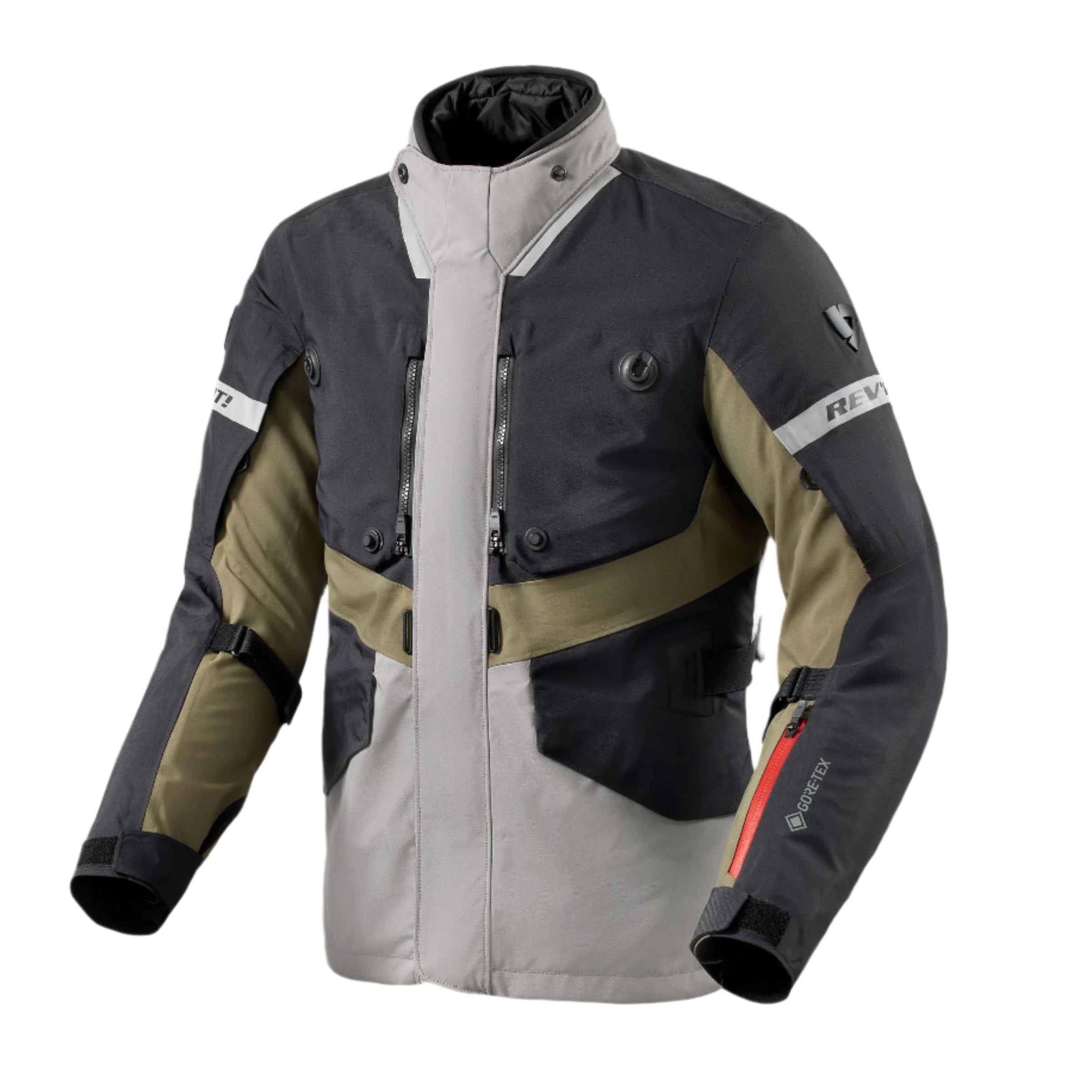 RevIt Neptune 3 GTX Jacket Black/Dark Green