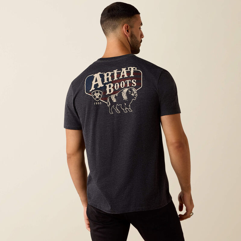 Ariat Mens Ariat American Bison Classic Fit T-Shirt