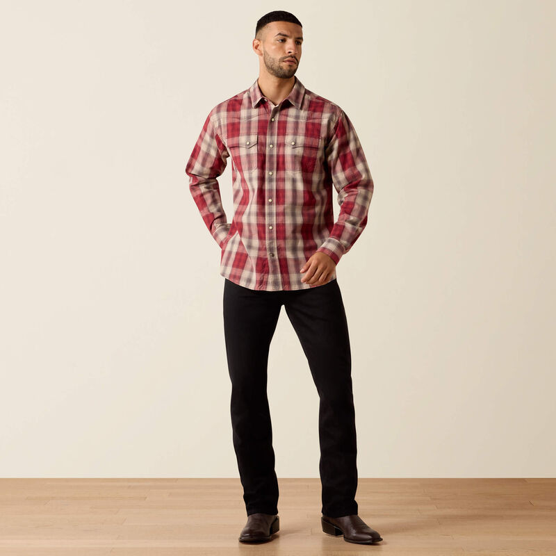 Ariat Mens Retro Hawthorne Fitted Snap Shirt