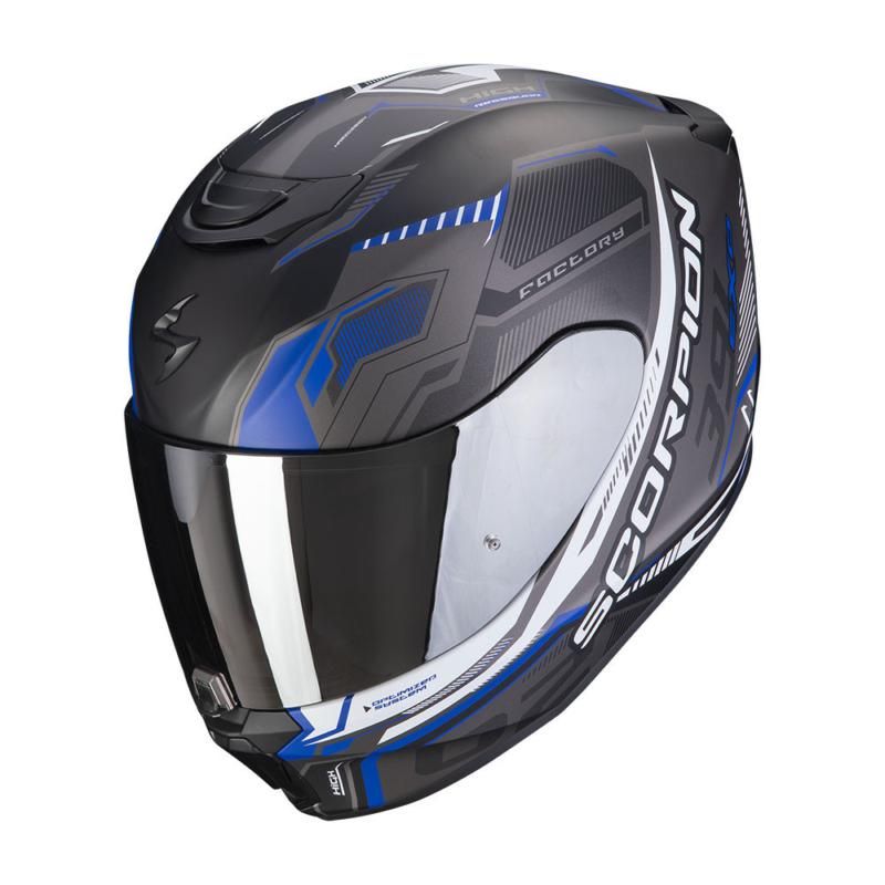 Scorpion EXO 391 Haut Black/Silver/Blue