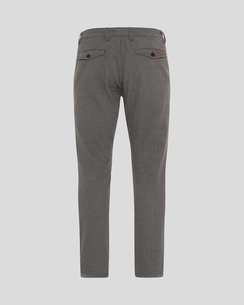 Rokker Tweed Chino Tapered Slim Grey