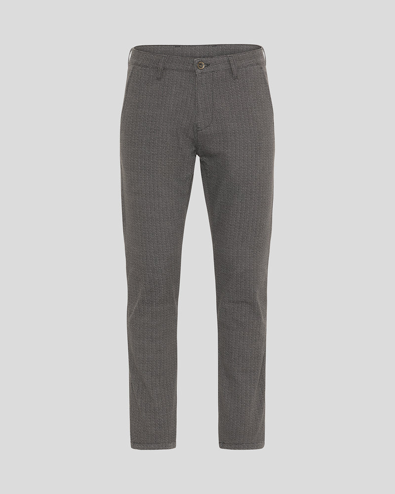 Rokker Tweed Chino Tapered Slim Grey