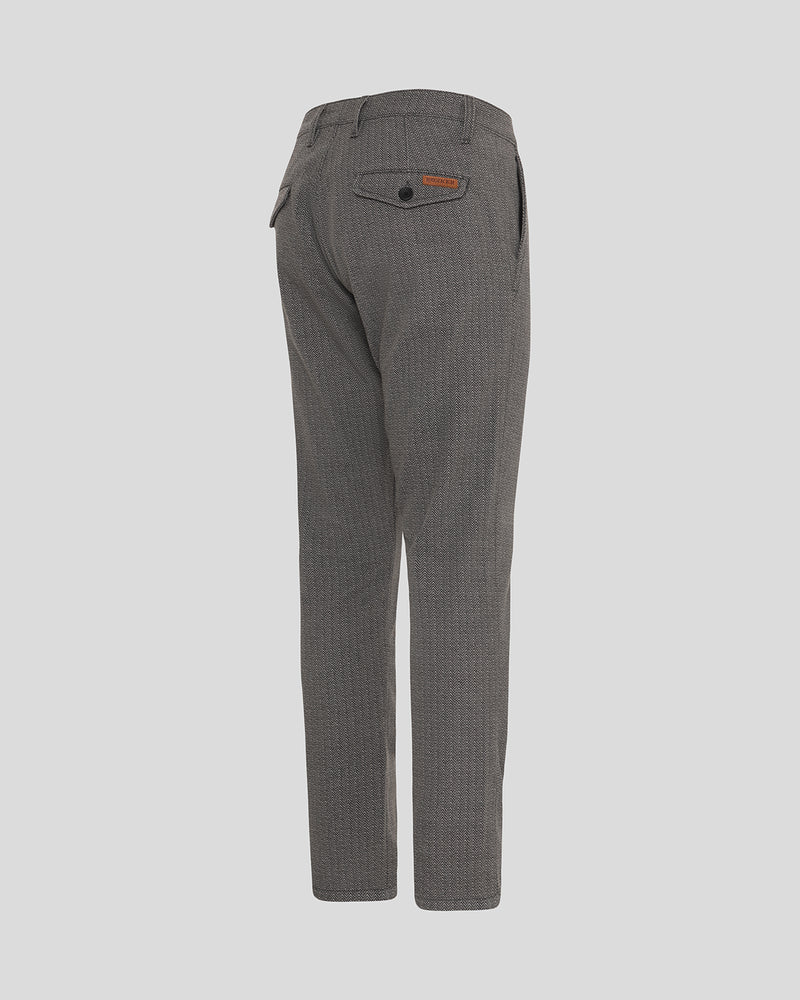 Rokker Tweed Chino Tapered Slim Grey