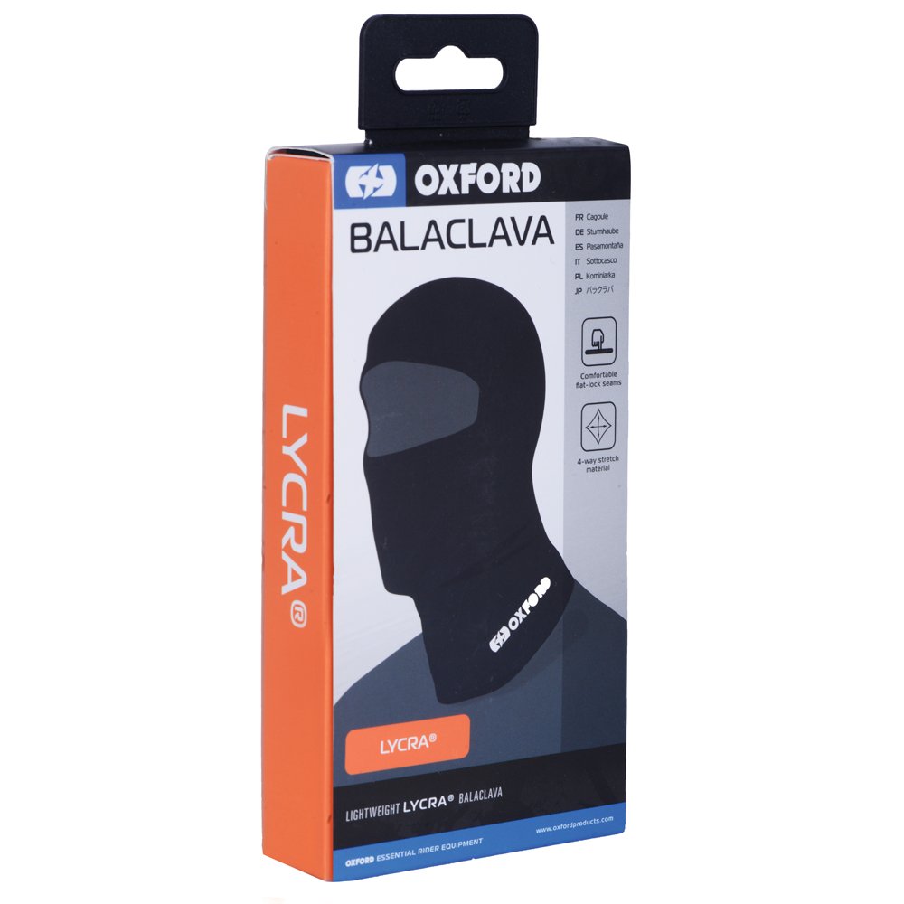 Oxford Balaclava Lycra Black