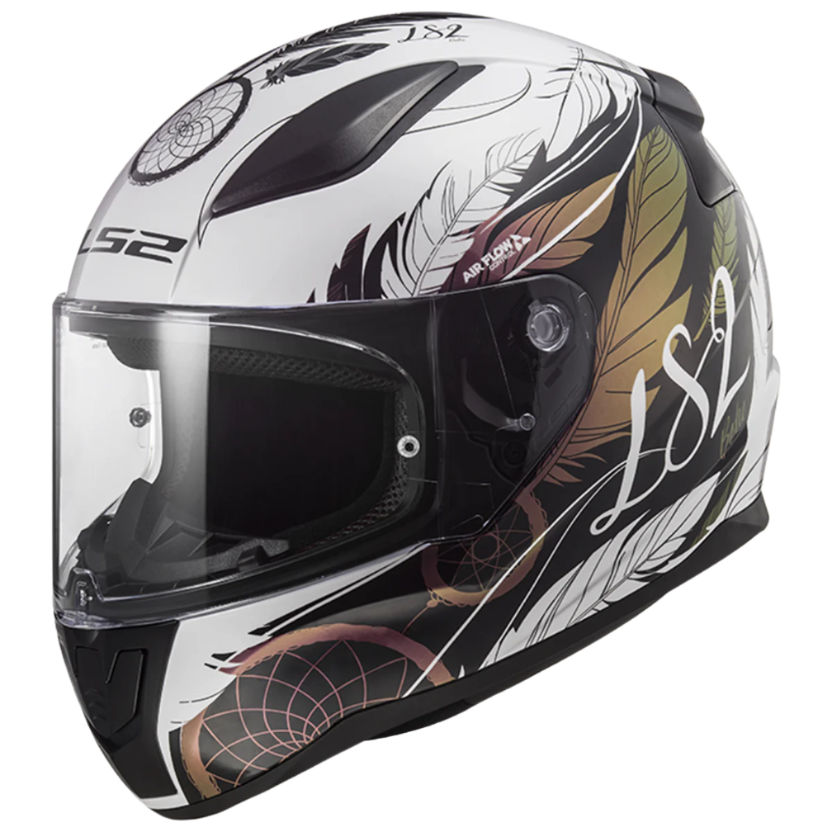 LS2 FF353 Rapid II Boho White Black Pink XS