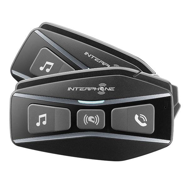 Interphone UCOM 16 Motorcycle Bluetooth Communication System (Twin Pack)