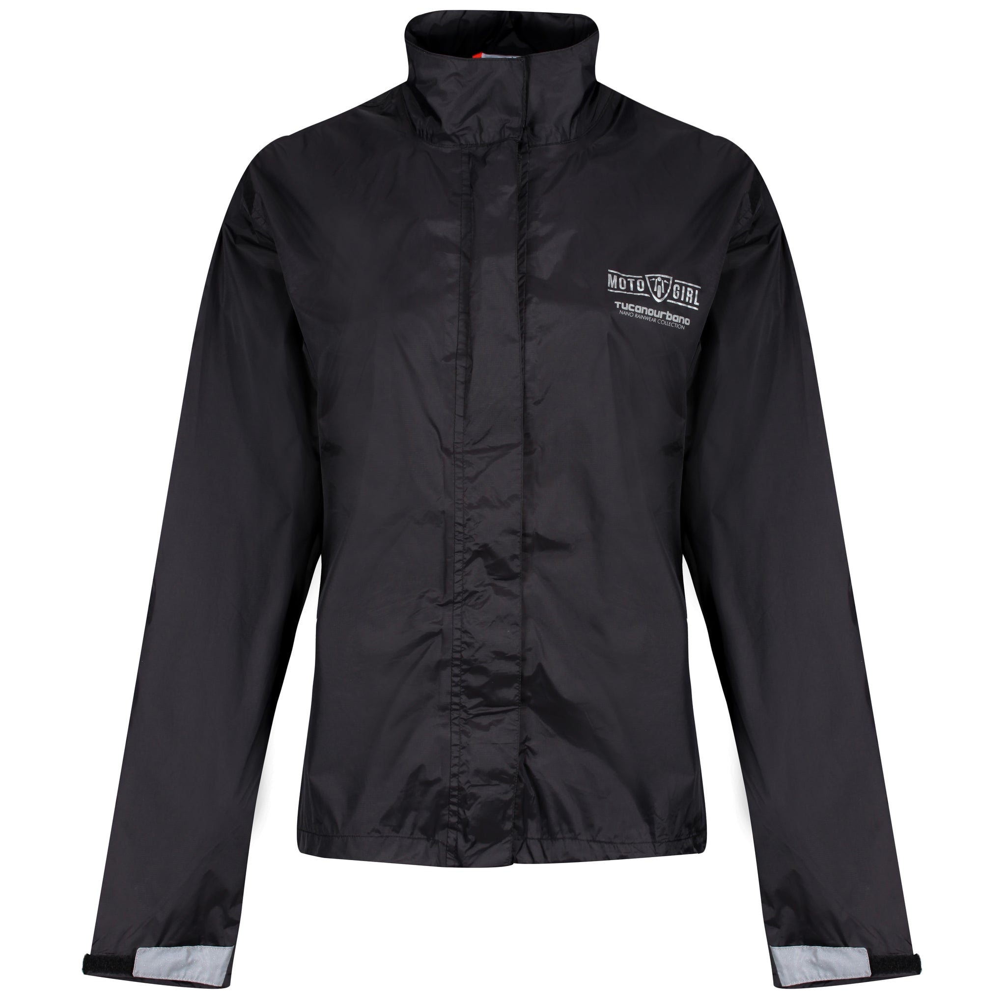 MotoGirl Waterproof Over Jacket Black