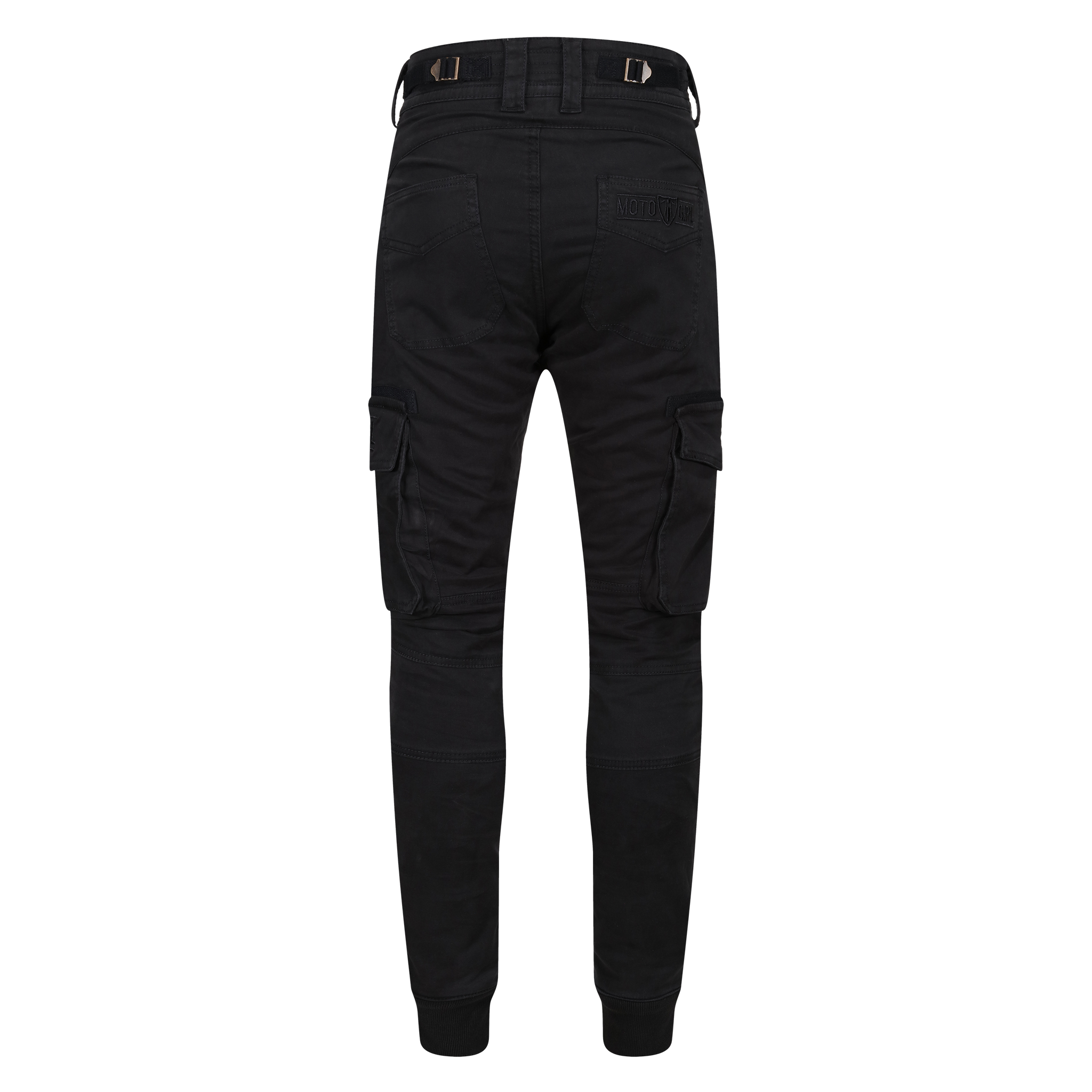 MotoGirl Lara Cargo Trousers Black