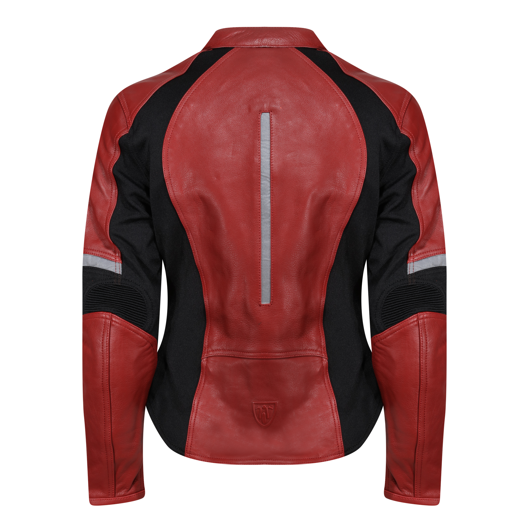 MotoGirl Fiona Leather Jacket Red