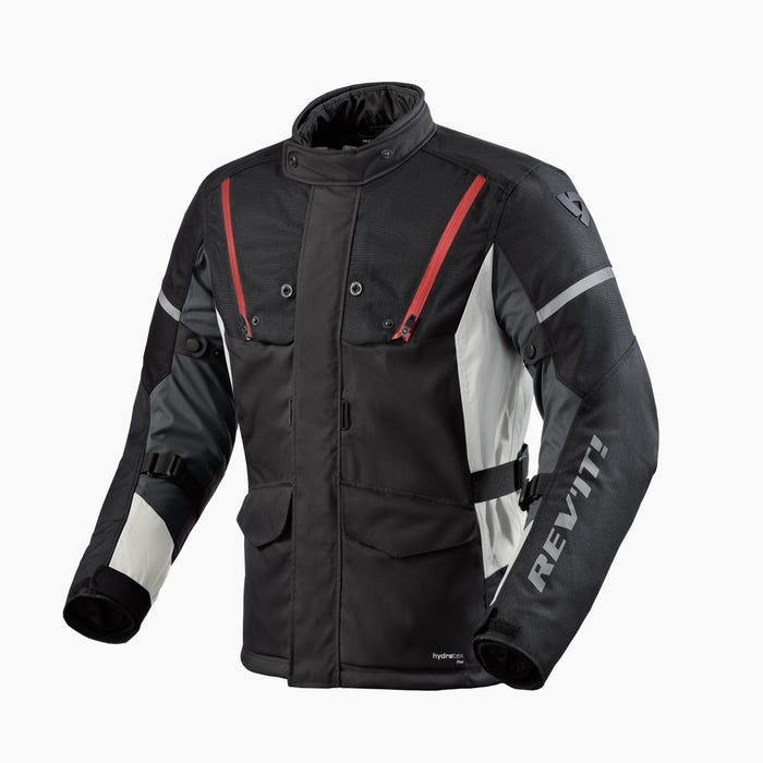 RevIt Horizon 3 H2O Jacket Black/Red | RevIt | The Biker Company