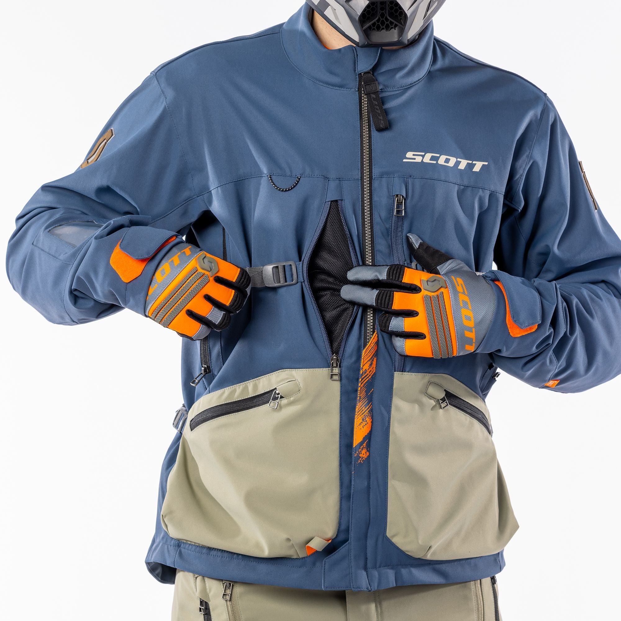 Scott Superlight Jacket Metal Blue/Dust Grey