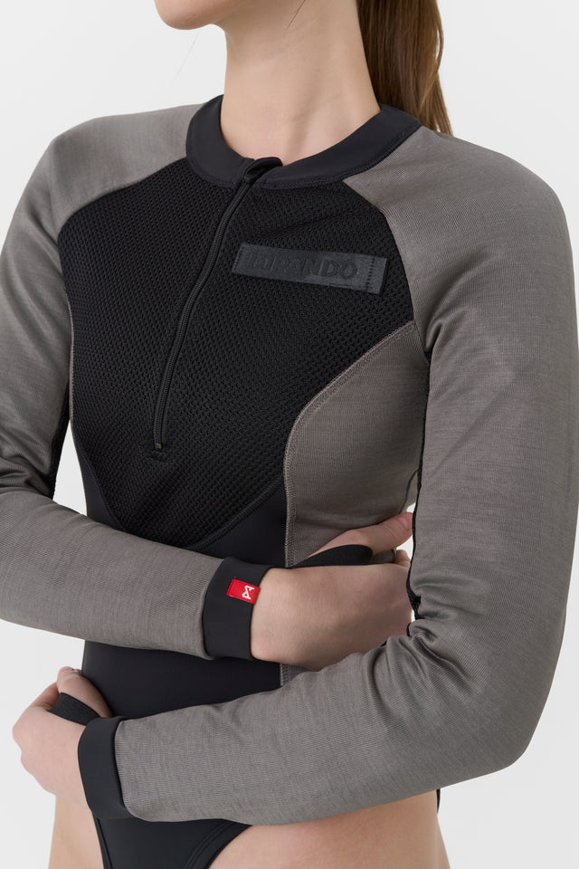 Pando Moto Bia Ladies AAA Protective Body Grey