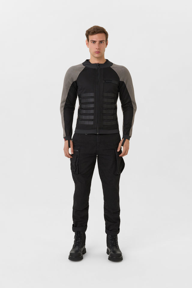 Pando Moto Commando UH Mesh Jacket Grey