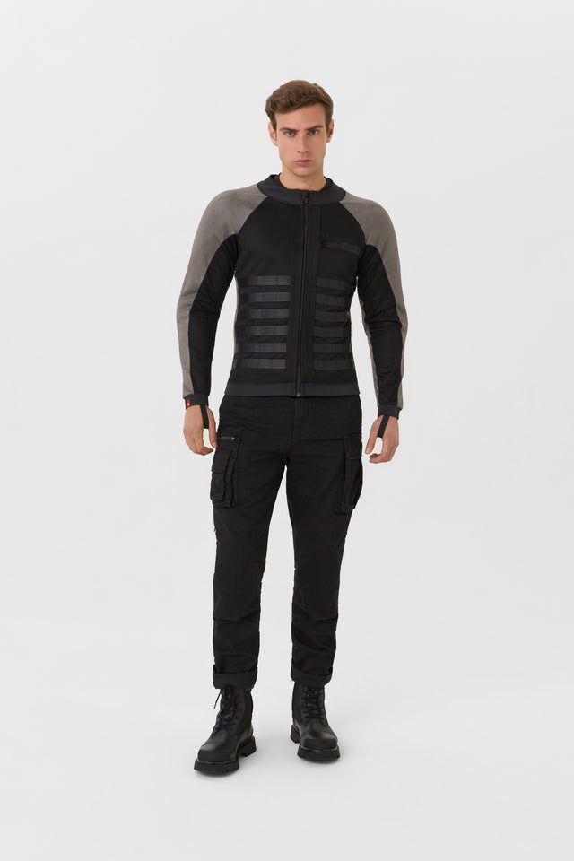 Pando Moto Commando UH Mesh Jacket Grey