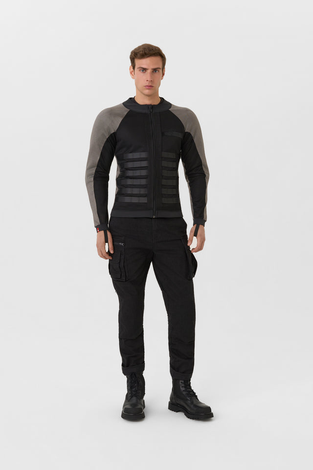 Pando Moto Commando UH Mesh Jacket Grey