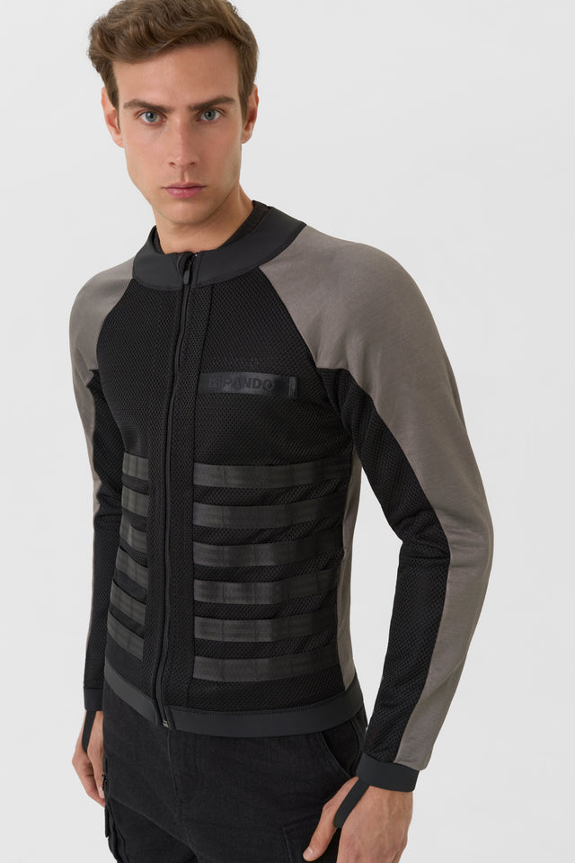 Pando Moto Commando UH Mesh Jacket Grey