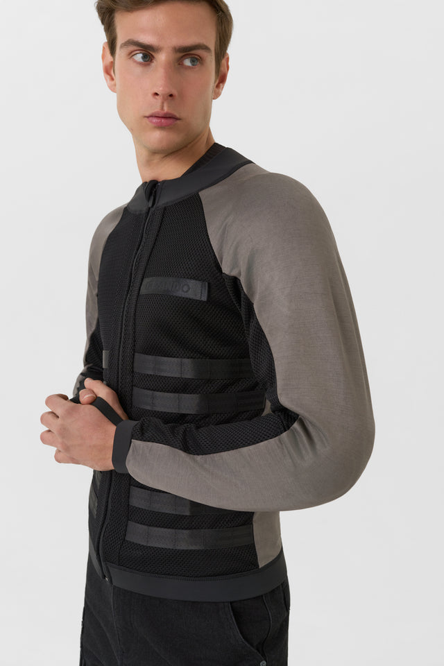 Pando Moto Commando UH Mesh Jacket Grey
