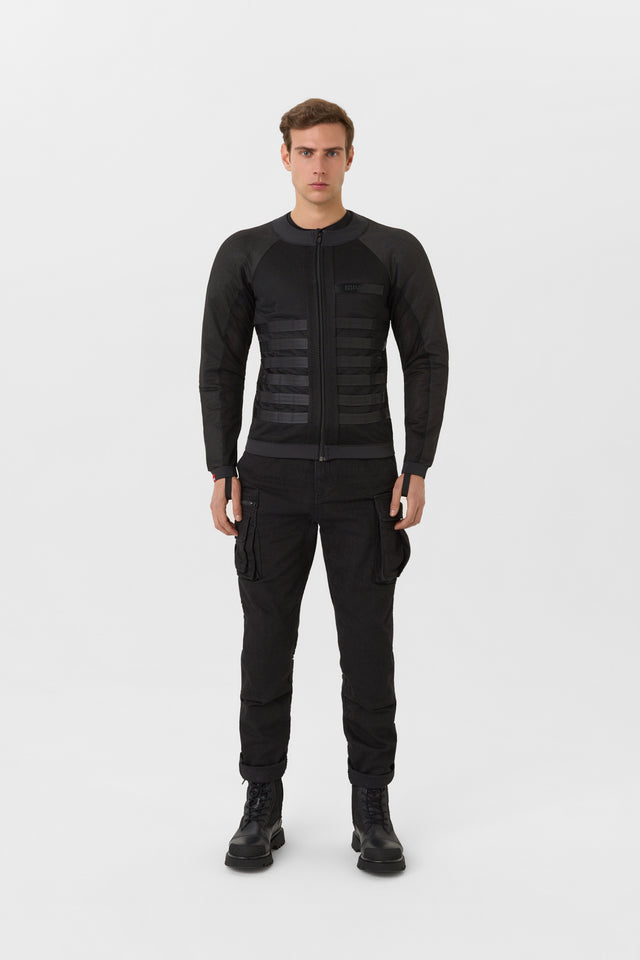 Pando Moto Commando UH Mesh Jacket Black