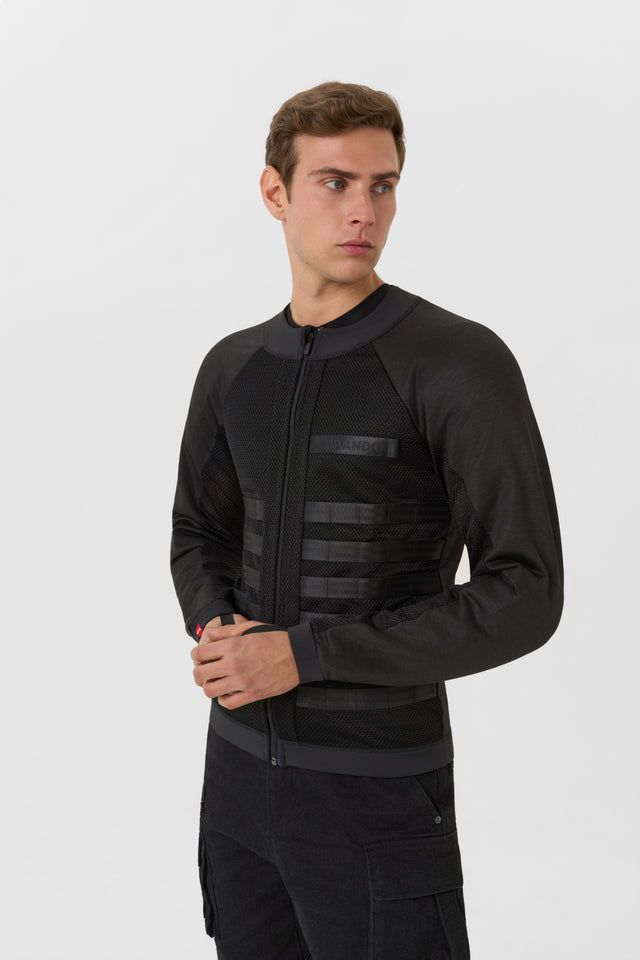 Pando Moto Commando UH Mesh Jacket Black