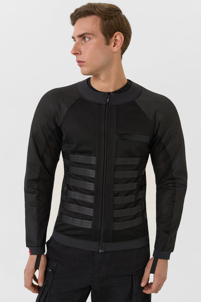 Pando Moto Commando UH Mesh Jacket Black
