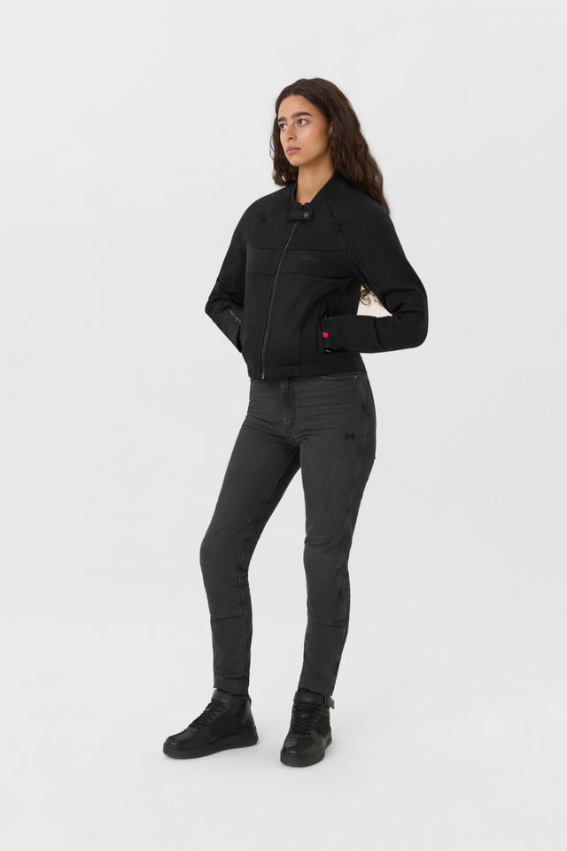 Pando Moto Stealth Ladies AAA Jacket Black