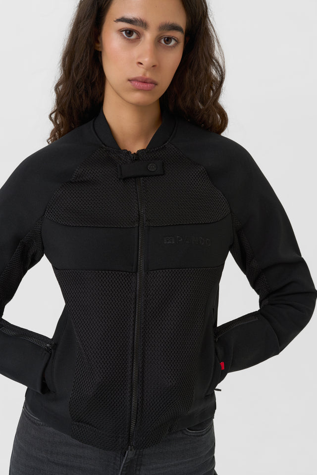 Pando Moto Stealth Ladies AAA Jacket Black