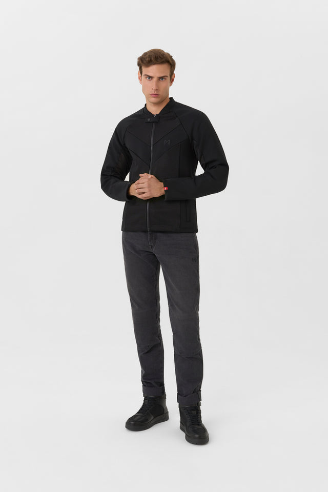 Pando Moto Stealth Men AAA Jacket Black