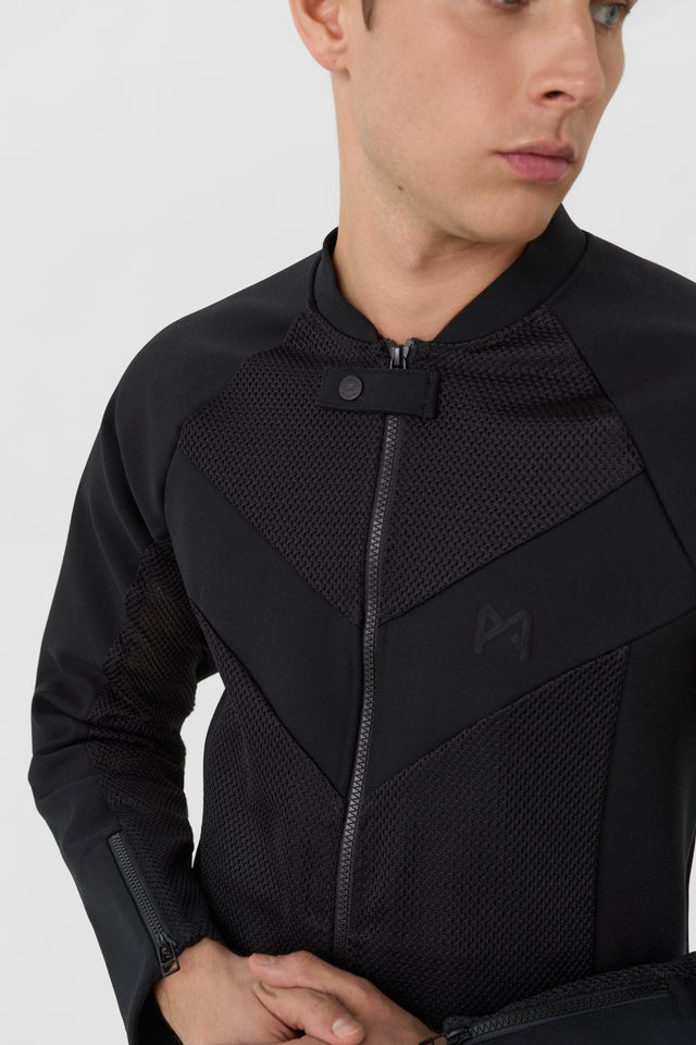 Pando Moto Stealth Men AAA Jacket Black