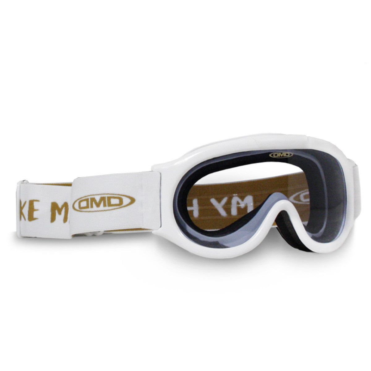 DMD Ghost Goggle White Frame Smoke Lens