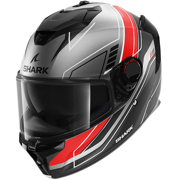 Shark Spartan GT Pro Toryan Matt Anthracite/Red/Black