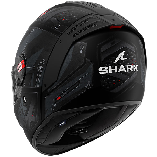 Shark Spartan RS Stingrey Matt Black/Red/Anthracite