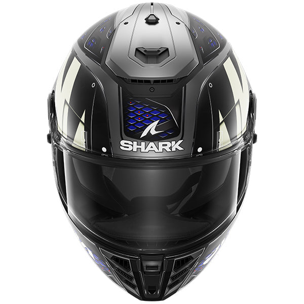 Shark Spartan RS Stingrey Matt Anthracite/Blue