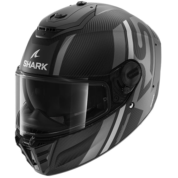 Shark Spartan RS Carbon Shawn Matt Silver/Anthracite