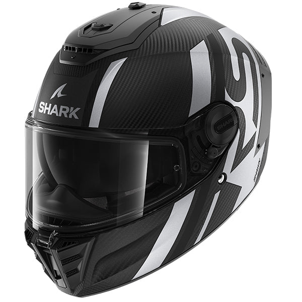 Shark Spartan RS Carbon Shawn Matt Silver