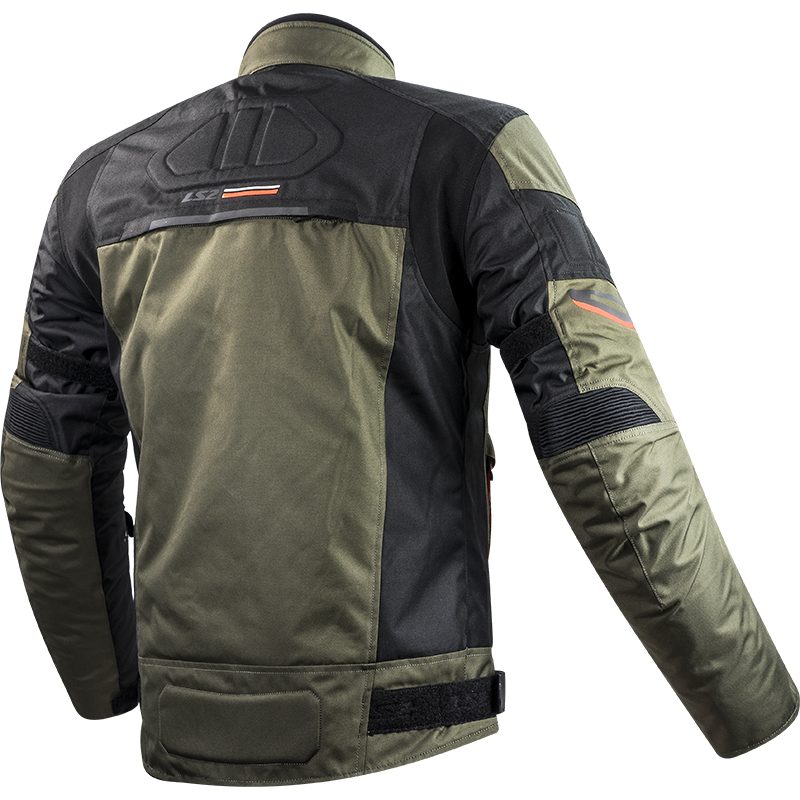 LS2 Shadow Man Jacket Khaki/Black/High Visibility Orange