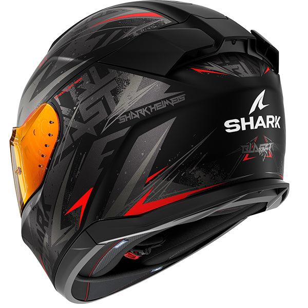 Shark D-Skwal 3 Blast-R Matt Black/Anthracite/Red