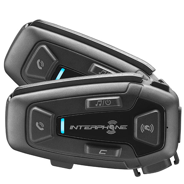 Interphone UCOM 8R Motorcycle Bluetooth Communication System (Twin Pack)