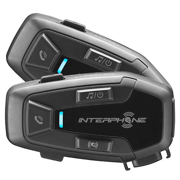 Interphone UCOM 7R Motorcycle Bluetooth Communication System (Twin Pack)