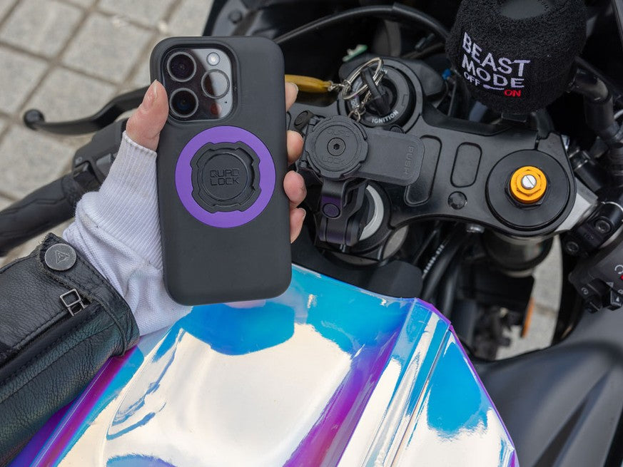 Quad Lock Motorcycle Fork Stem Mount Pro | Quad Lock | The Biker