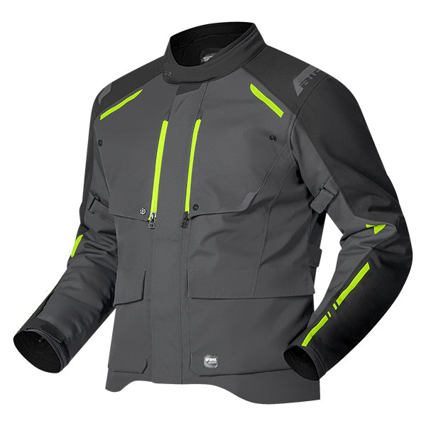 Richa Taurus Jacket Black/Fluo Yellow