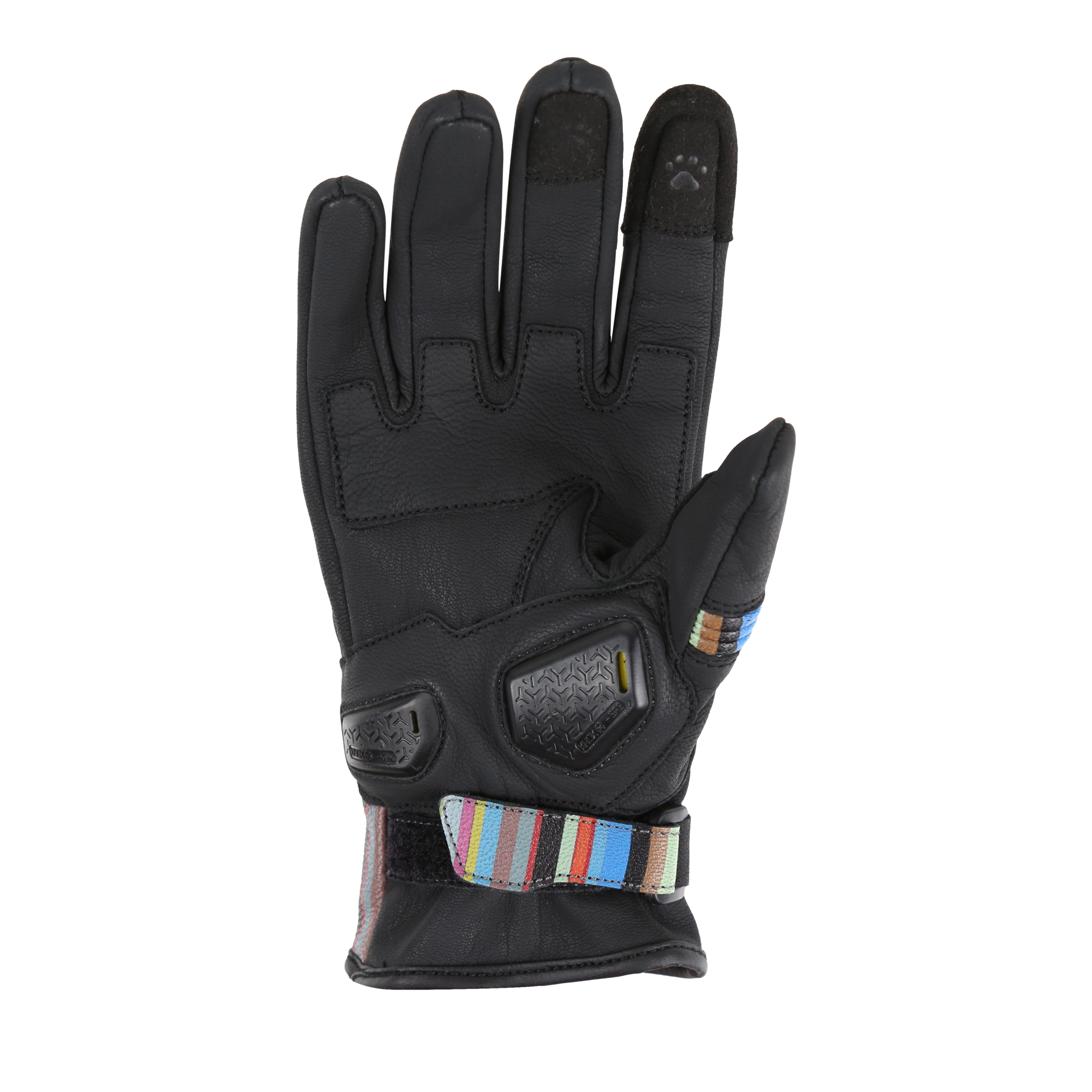 MotoGirl Bessie Glove Stripe