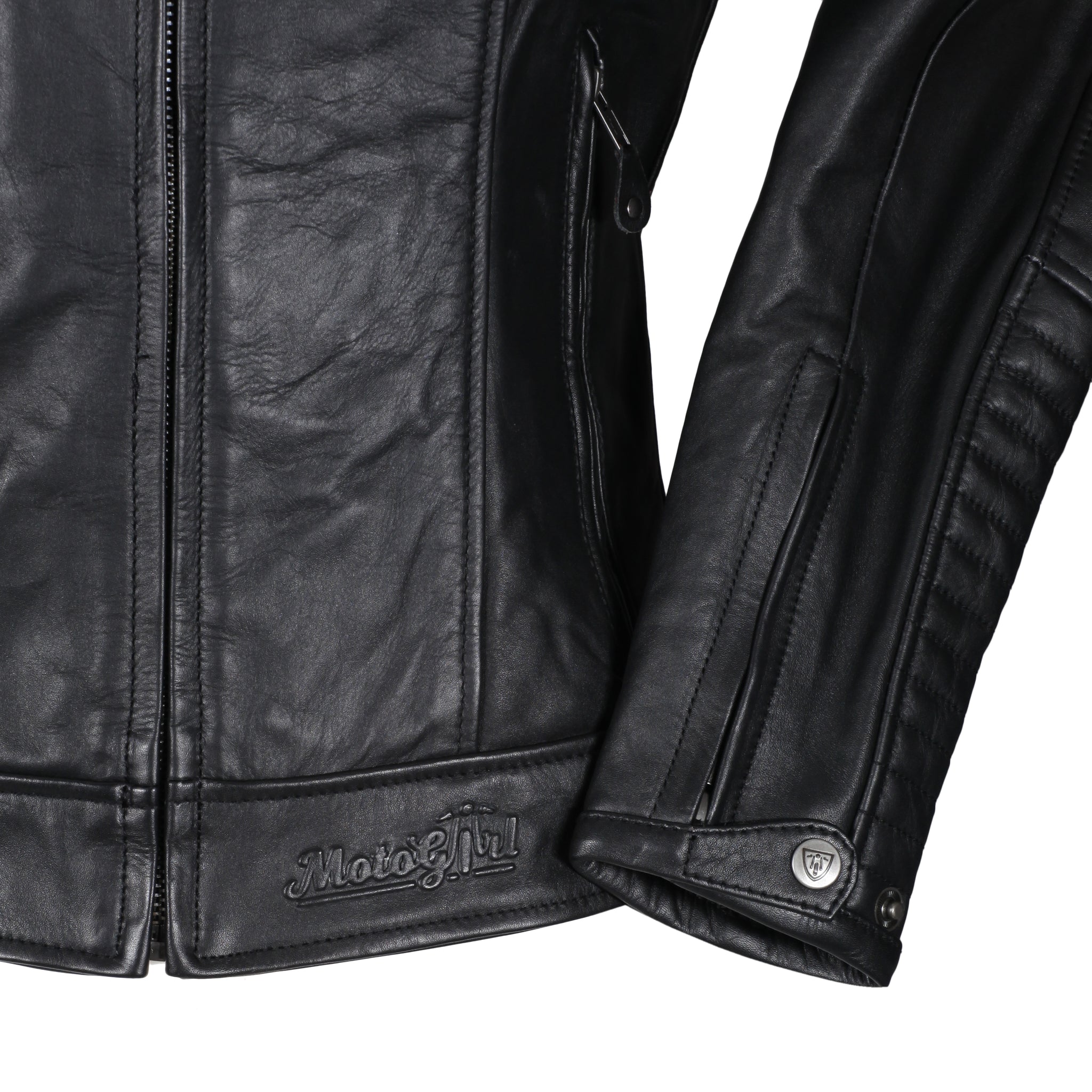 MotoGirl Valerie Leather Jacket Black