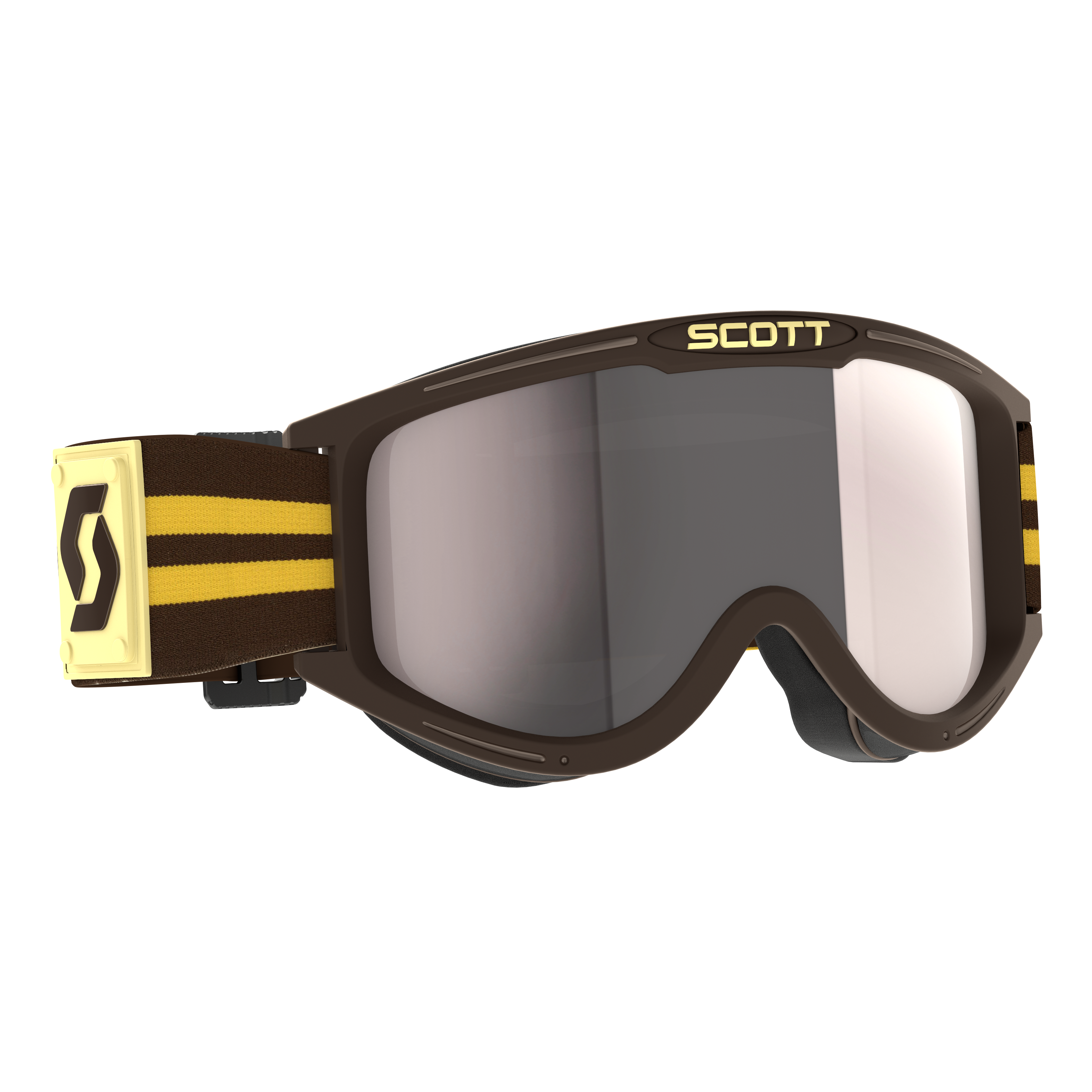 Scott Goggle 89X Era Brown with Silver Lens